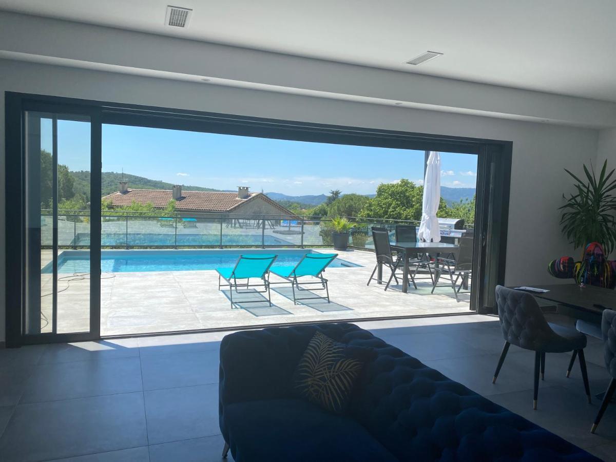 Villa Avec Vue Panoramique Sur Les Cevennes Saint Julien Les Rosiers Ngoại thất bức ảnh
