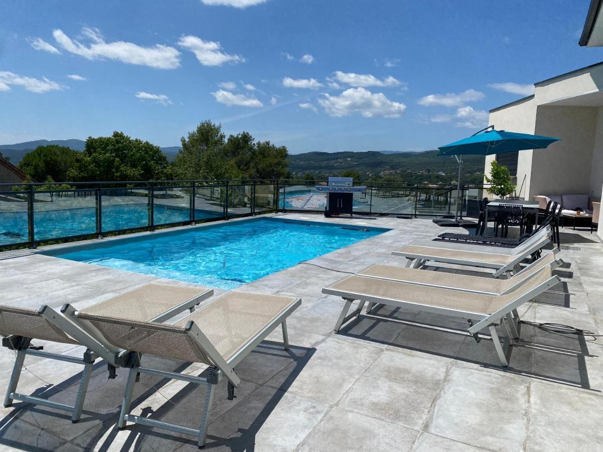 Villa Avec Vue Panoramique Sur Les Cevennes Saint Julien Les Rosiers Ngoại thất bức ảnh